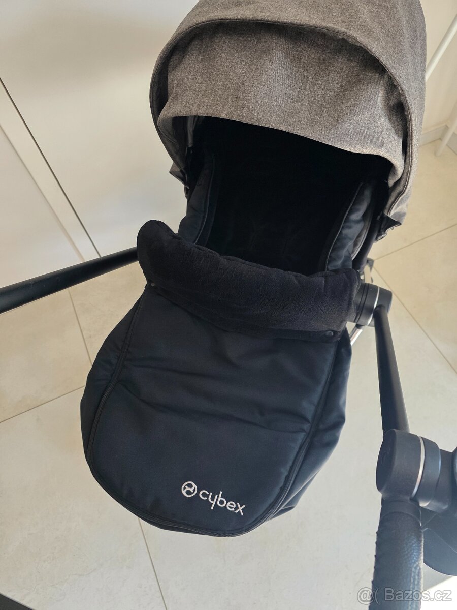 Kočárek Cybex Mios + fusak, držák nápojů, síťka, snack tray - 5