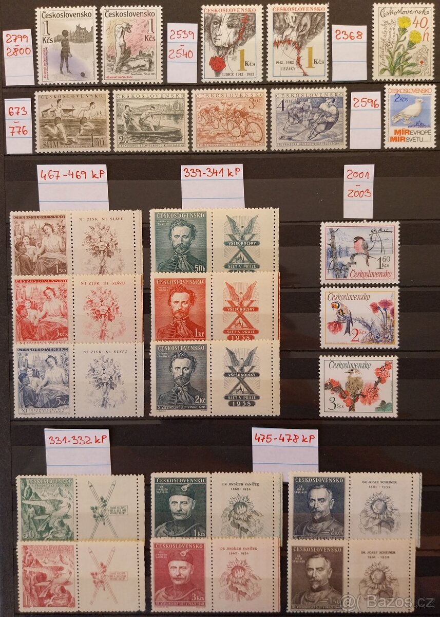 Známky ČSR – 2 - 5