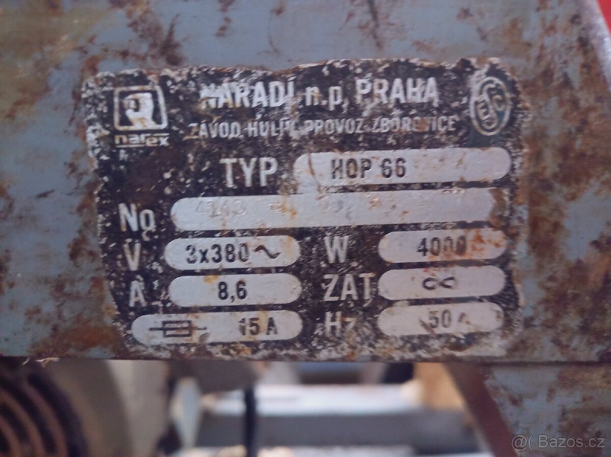 Tovární kolébková pila (cirkulárka) Hop 66 - 5