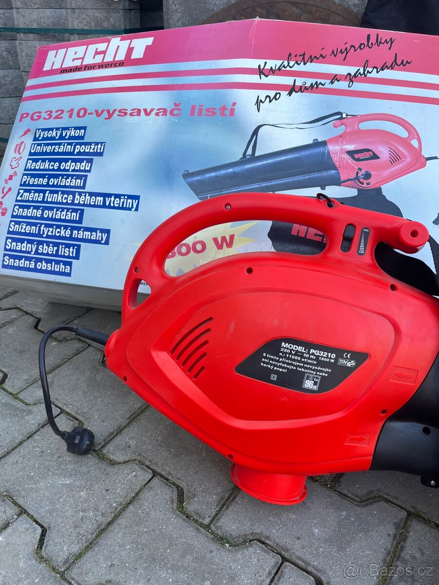 Vysavač a foukač listí HECHT - 5