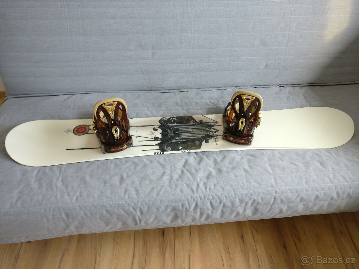 Snowboard Ride Havoc 159 s vázáním Burton Custom Brew + obal - 5