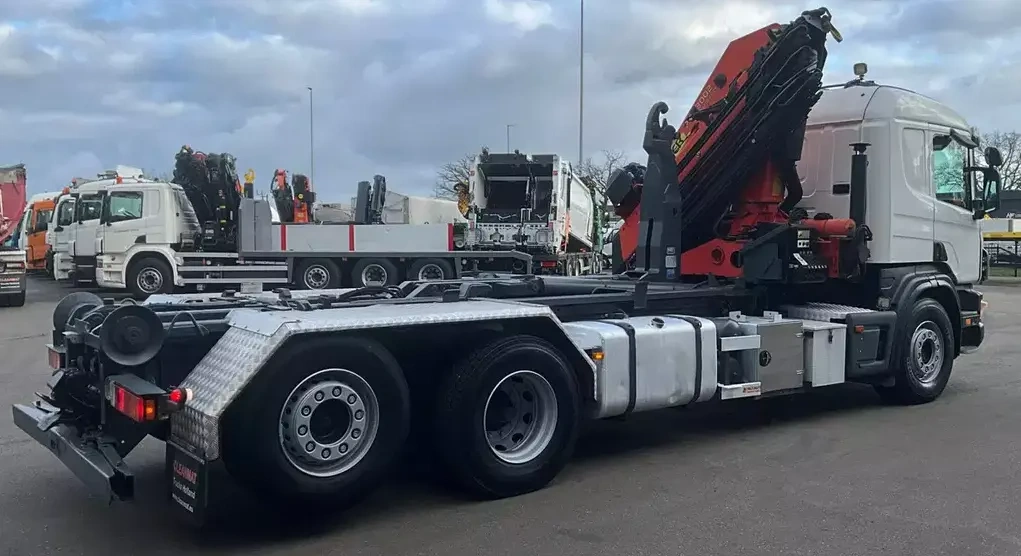 SCANIA P124/6X2/Nosič kontejnerů/Palfinger 23T/m