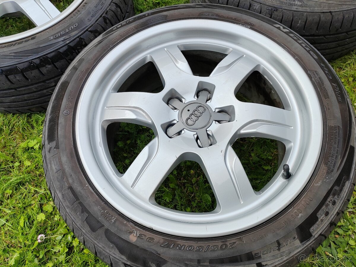 Alu kola Audi 5x112 17' včetne letních pneu N blue HD plus - 5