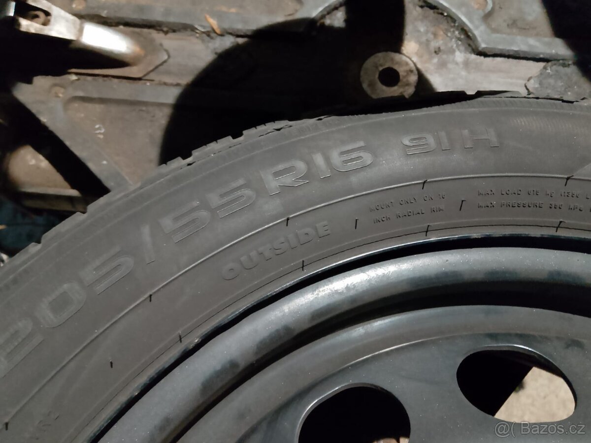 Kola 6x16 5x112 et48 Audi,VW, Škoda,Seat+zimní 205/55/16 - 5