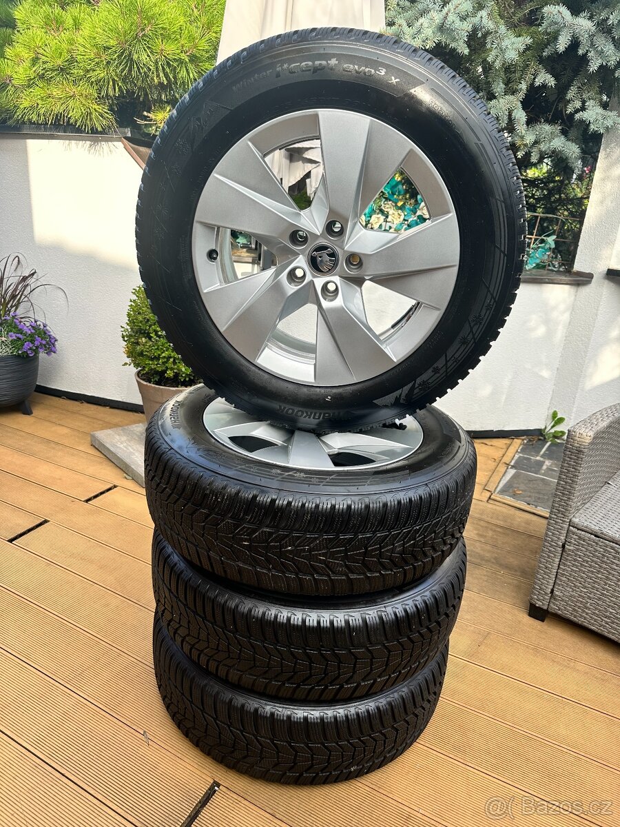 Alu kola + zimní pneumatiky HANKOOK - 5