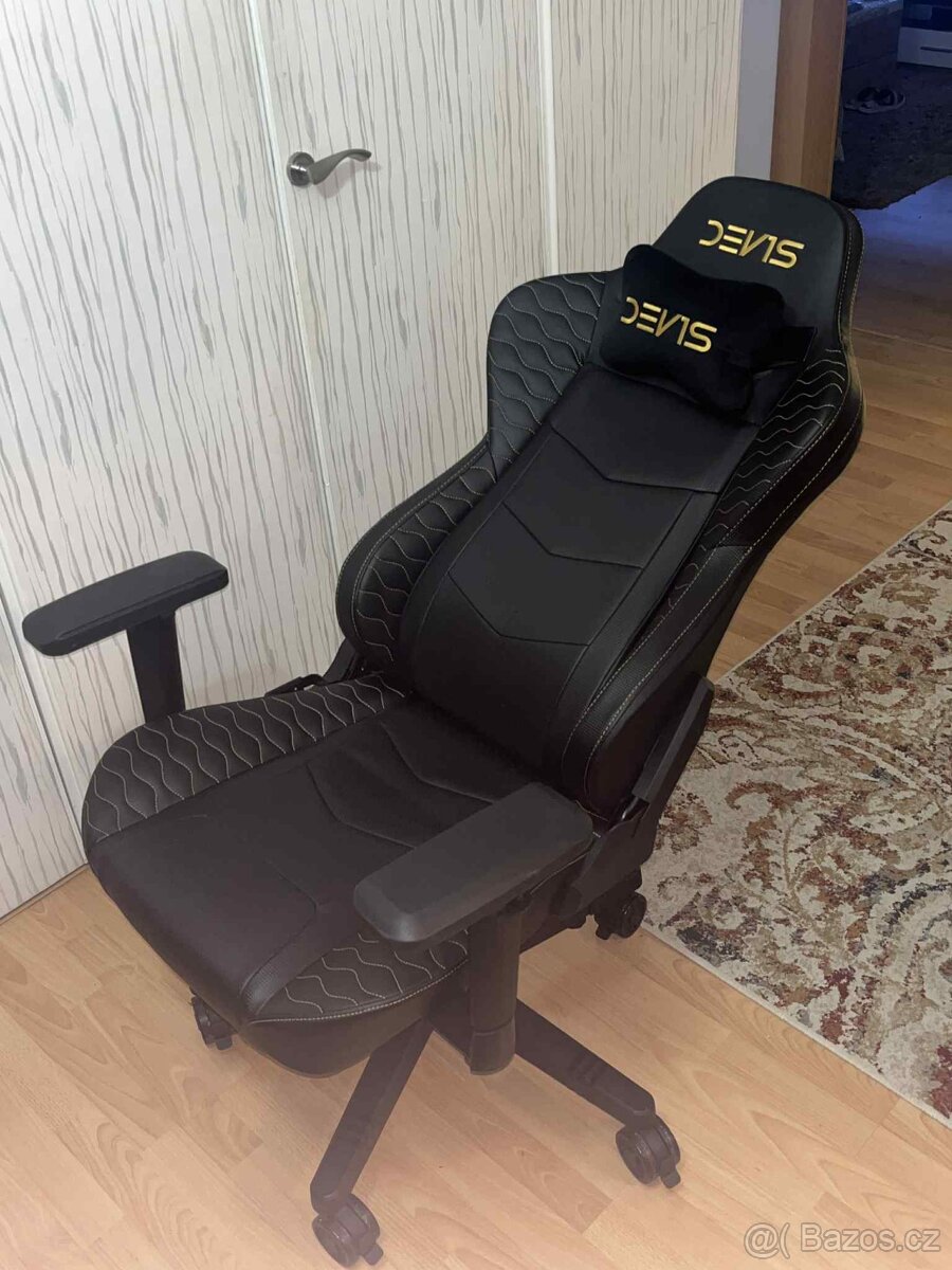 Herní stolička DEV1S BLACK - 5