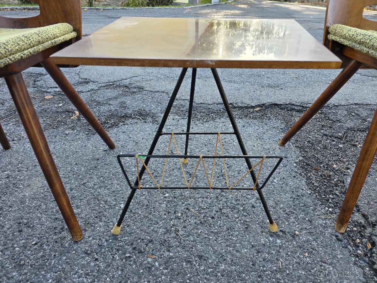 Židle Ton 2x plus stolek - 5