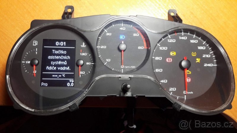 Budíky Seat Altea / Toledo, maxidot, 1P0920853D, 0km - 5