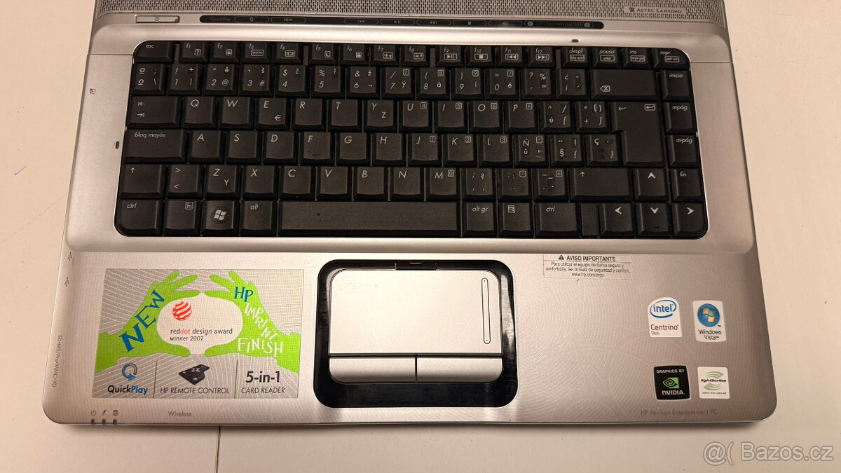 Notebook HP Pavilion dv6500 - 5