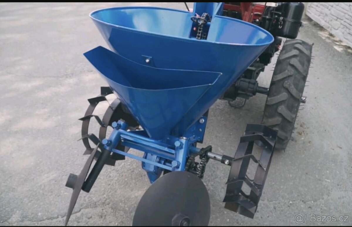 Jednořádkový sazeč brambor k motobloku - 5