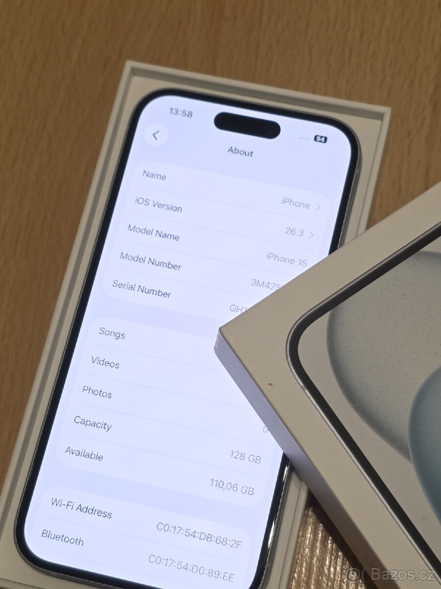 iPhone 15 128gb top stav - 5