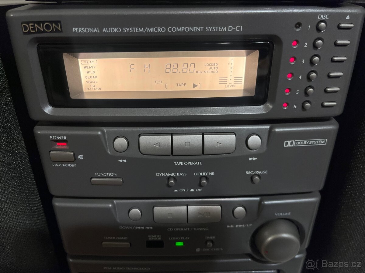 Mini věž Denon D-C1 vč. dálky - 5