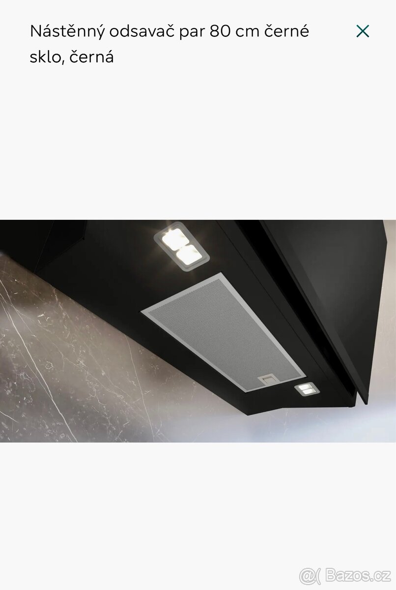 Nový nástěnný odsavač SIEMENS STUDIO LINE IQ 500, černé sklo - 5