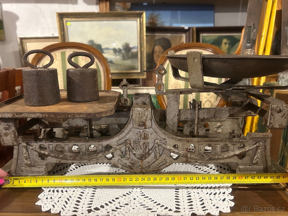 Staré litinové váhy RHEWA kouzlo dávných časů - 5