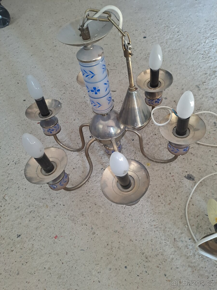 Prodám Lustr+2x lampička - 5