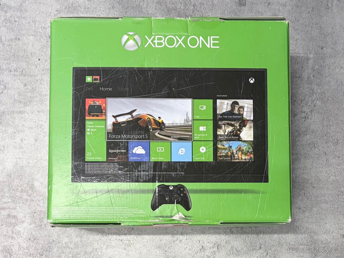 - Xbox One Microsoft model 1540 500GB s krabicí - - 5
