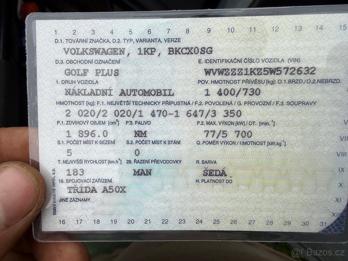 Golf 5 plus - 5