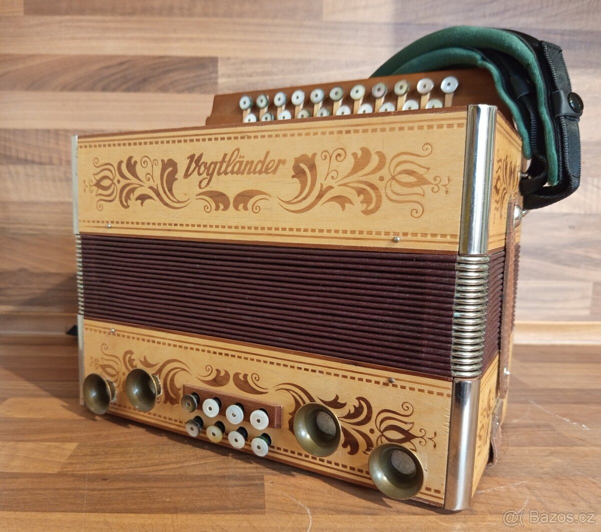 Heligonka (harmonika,akordeon) Vogtländer, G-C - 5