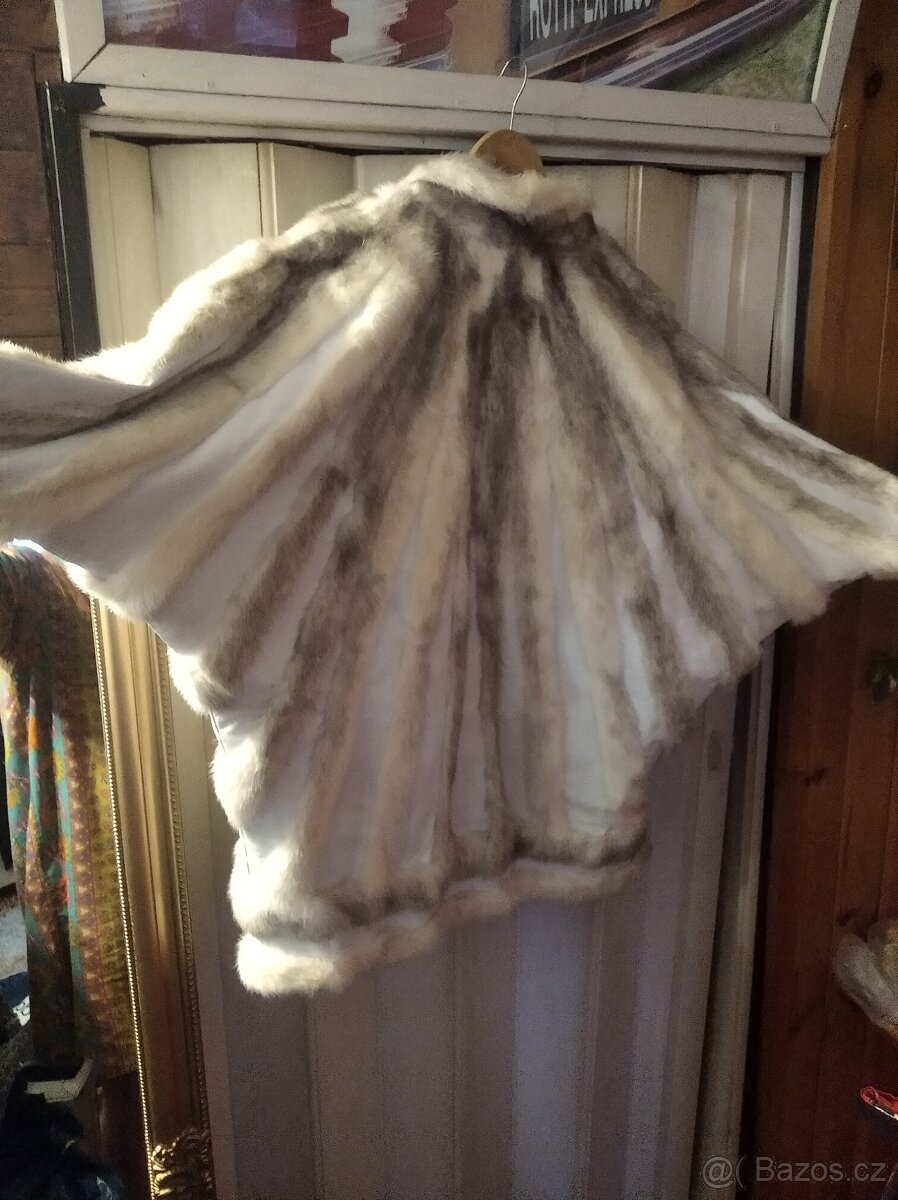 Pravý norkový kožich paleto - 5