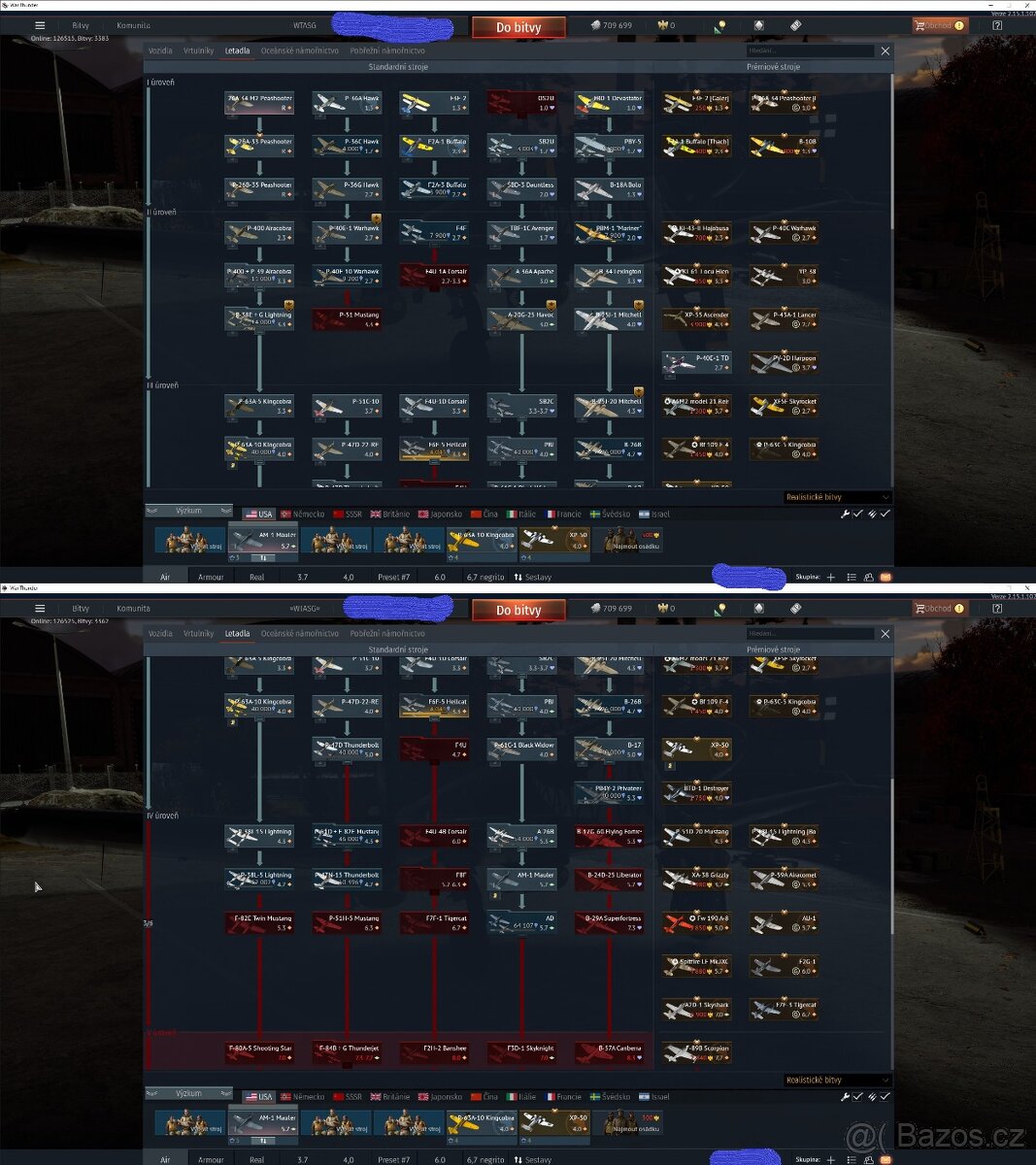 War Thunder účet - 5