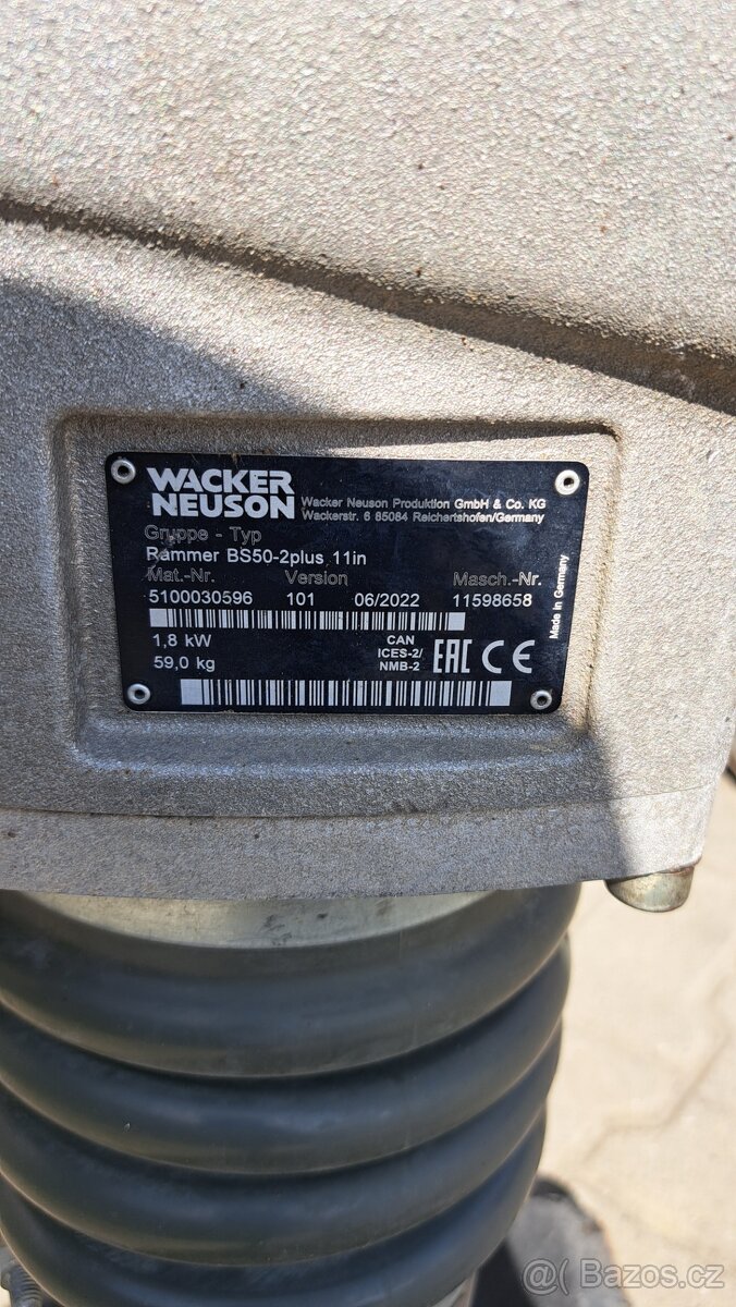 Vibracni pech Wacker Bs50 4AS 2022 - 5