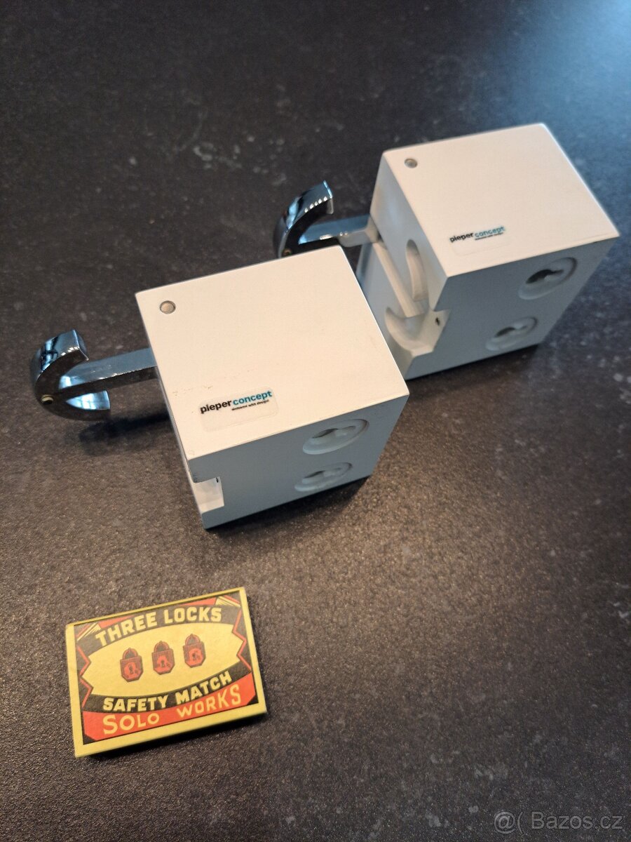 Designové koupelnové háčky ANCORA, 2 ks - levně - 5