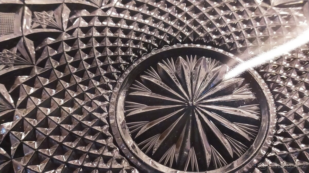 broušená mísa, talíř - 5