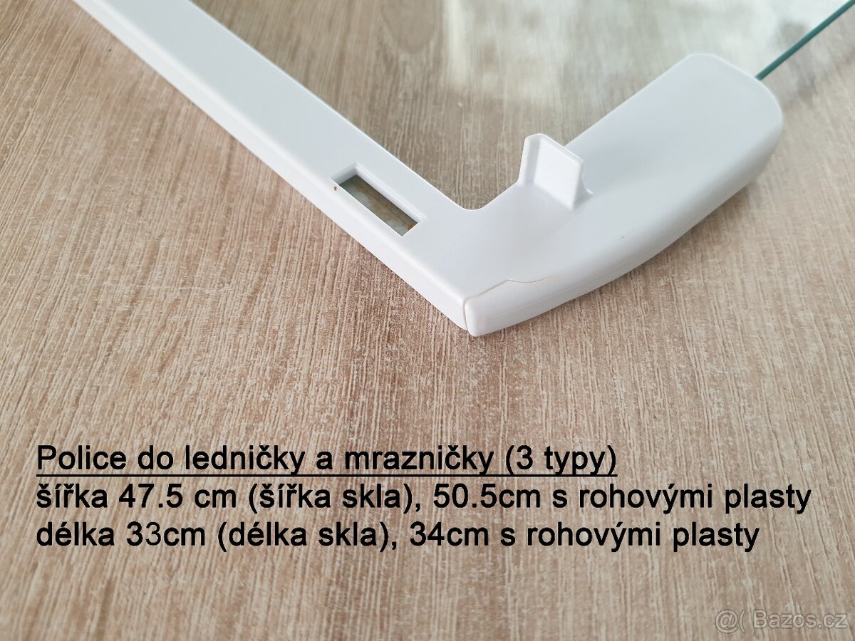 Police (skla) do lednice a mrazničky - 5