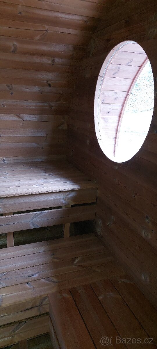 Oválná sauna severský smrk - 5