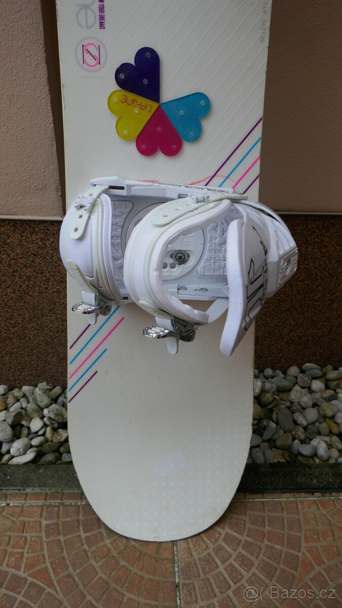 Snowboard NIDECKER DIVINE 149CM/VÁZÁNÍ BURTON - 5