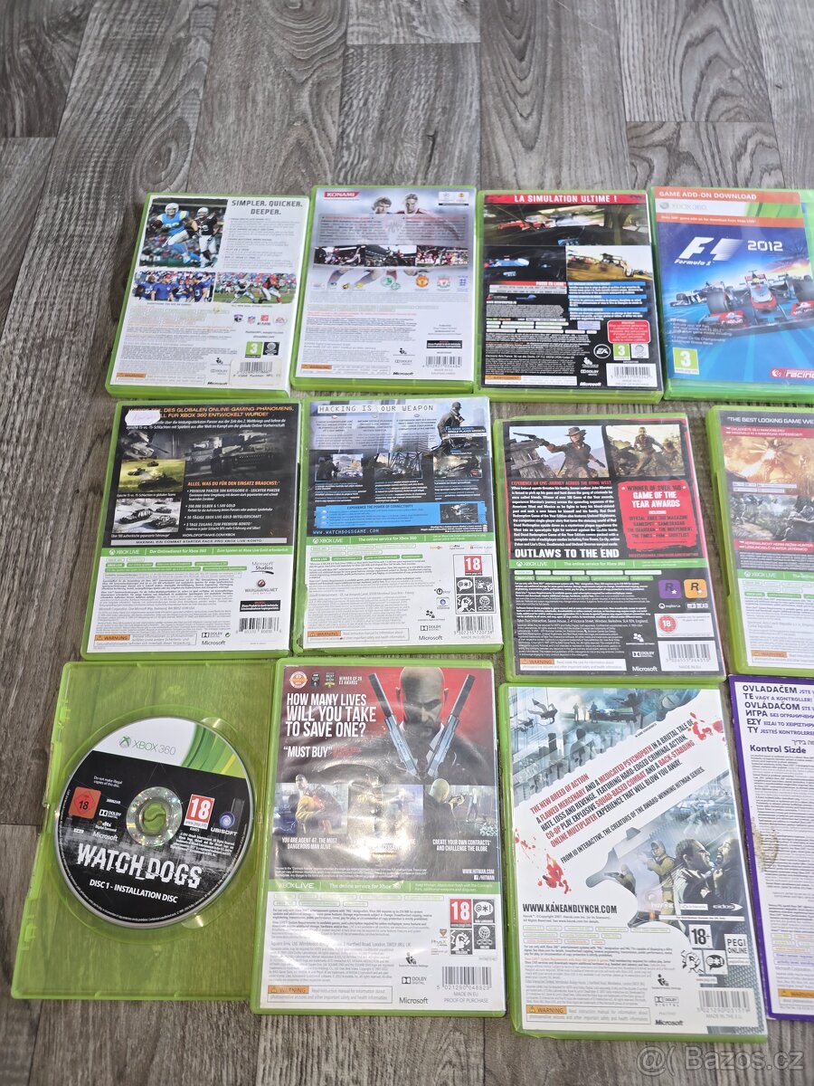 Prodám hry na xbox 360 plně funkční Pes 2010 - 120 kč Kin - 5