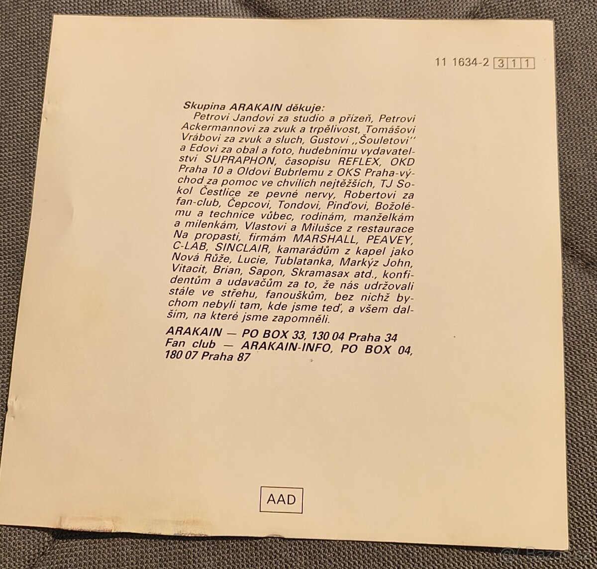 Arakain - Schizofrenie / 1991 - 5