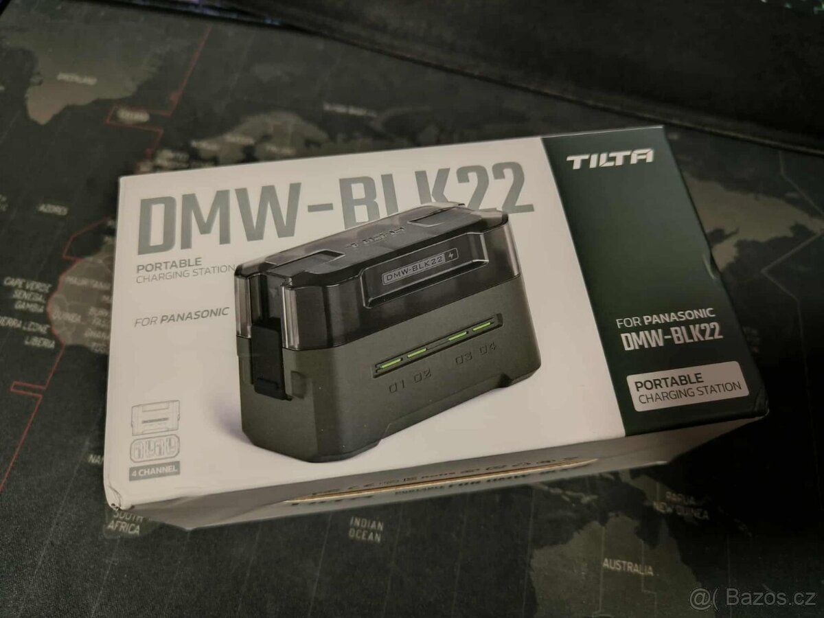 Tilta 45W nabíječka na 4ks DMW-BLK22, USB C, LED, nová - 5
