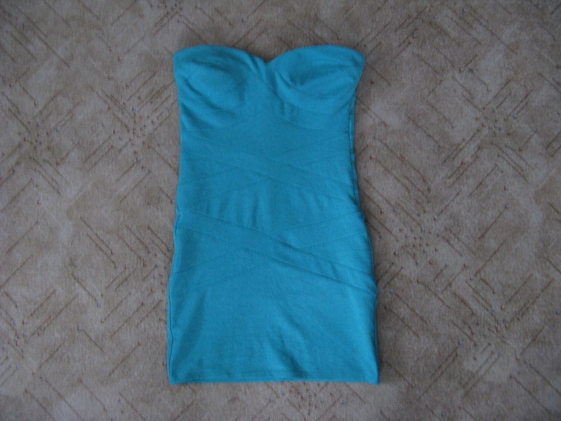 Tyrkysové šaty - S/M - 5