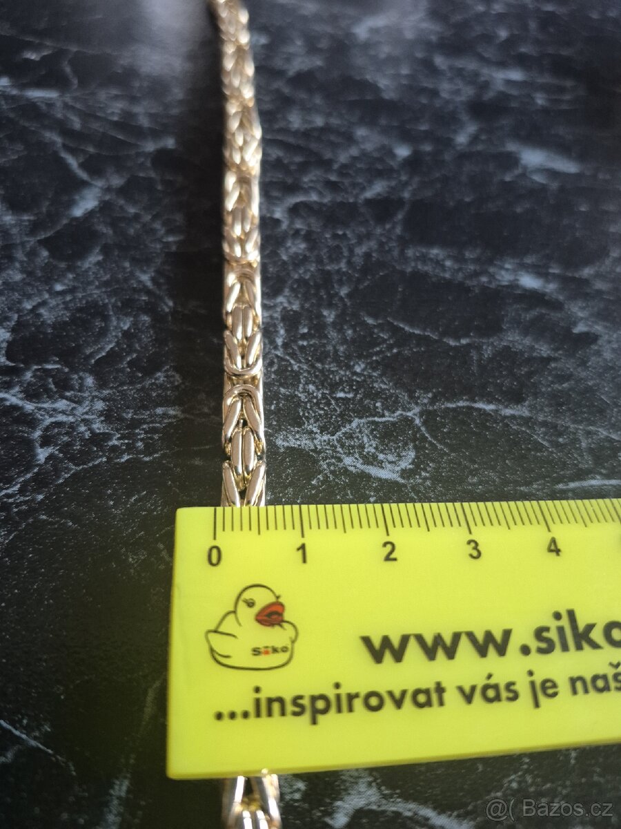 Zlaty naramek 14kr - 5
