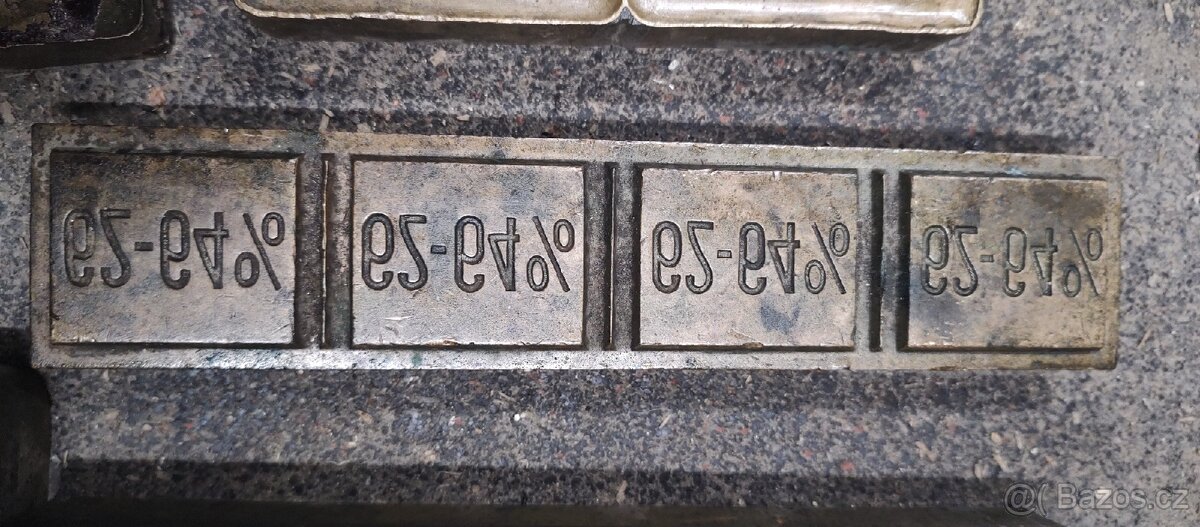 Prodám tiskařské štočky nebo nějaké raznice na mýdlo? - 5