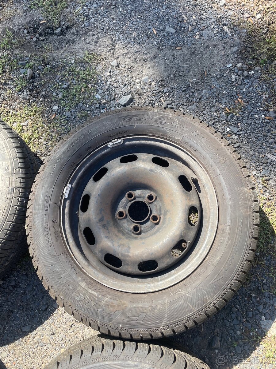5x100 R15 195/65 Zimní 7mm Dot24 - 5