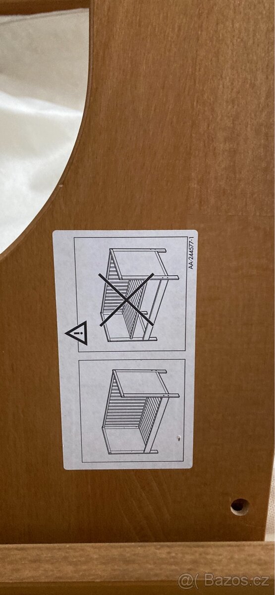 Dětská postýlka s úložným prostorem včetně matrace - 5