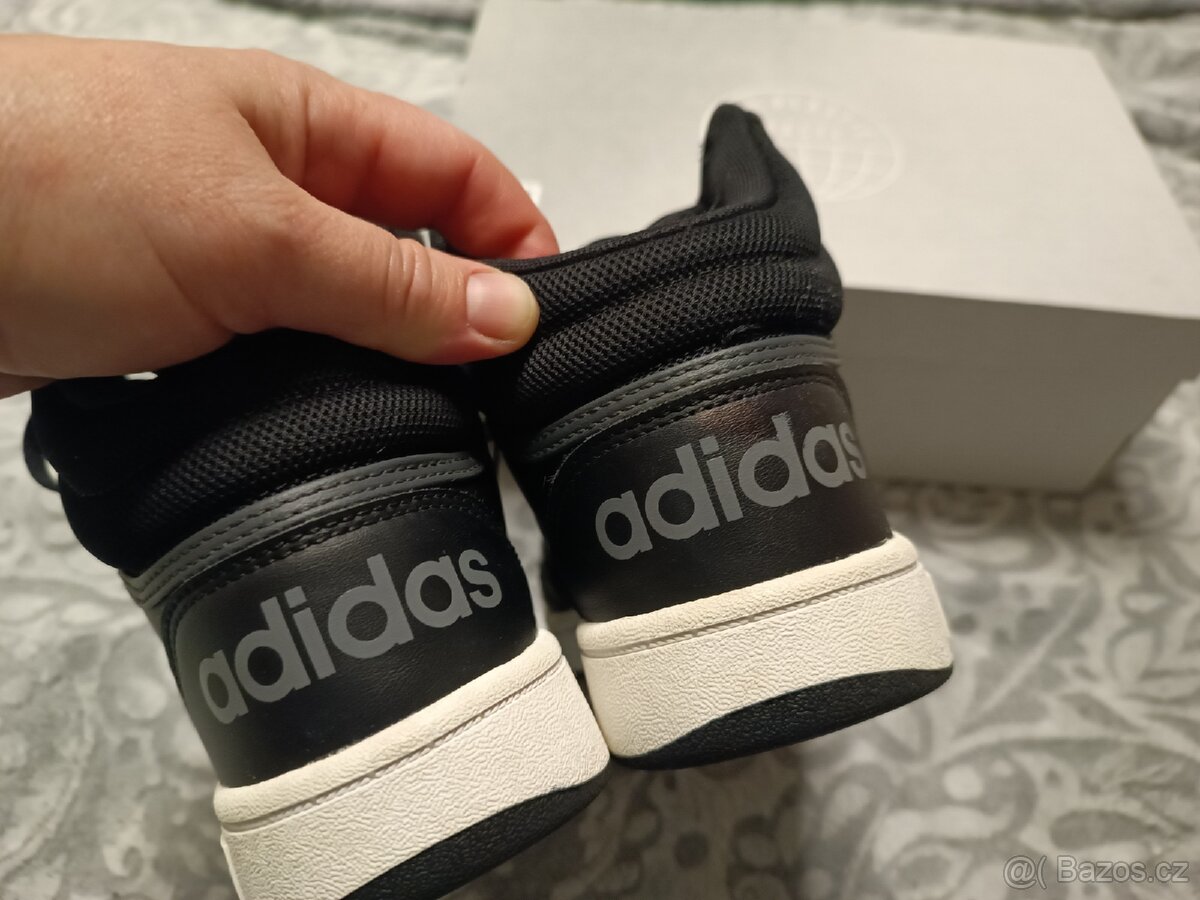 Dětské kotníkové boty Adidas Hoops - vel.35 - 5