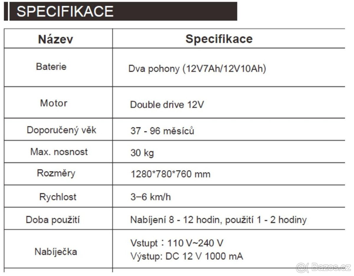 Dětské elektrické autíčko Jeep - 5