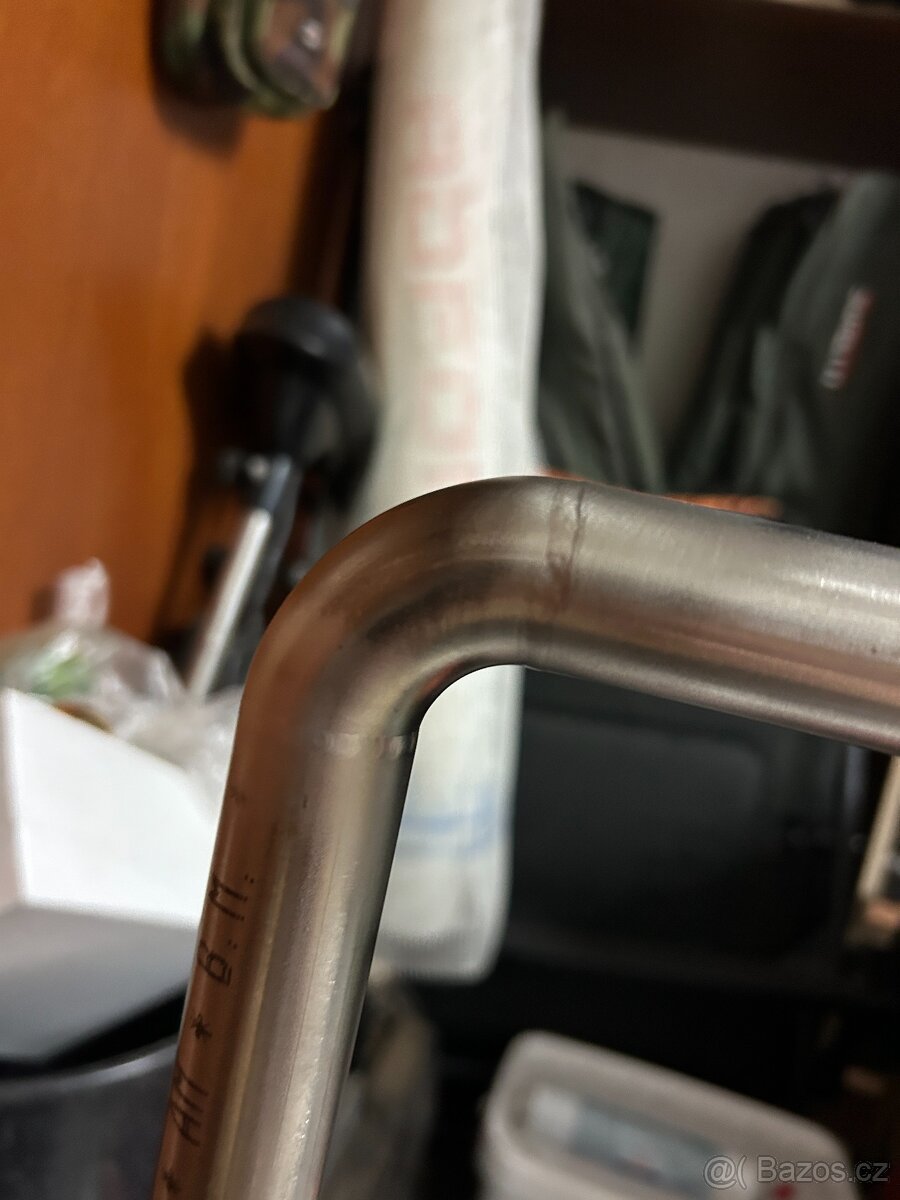 Plošinový vozík 470x730 mm, NEREZOVÝ - 5