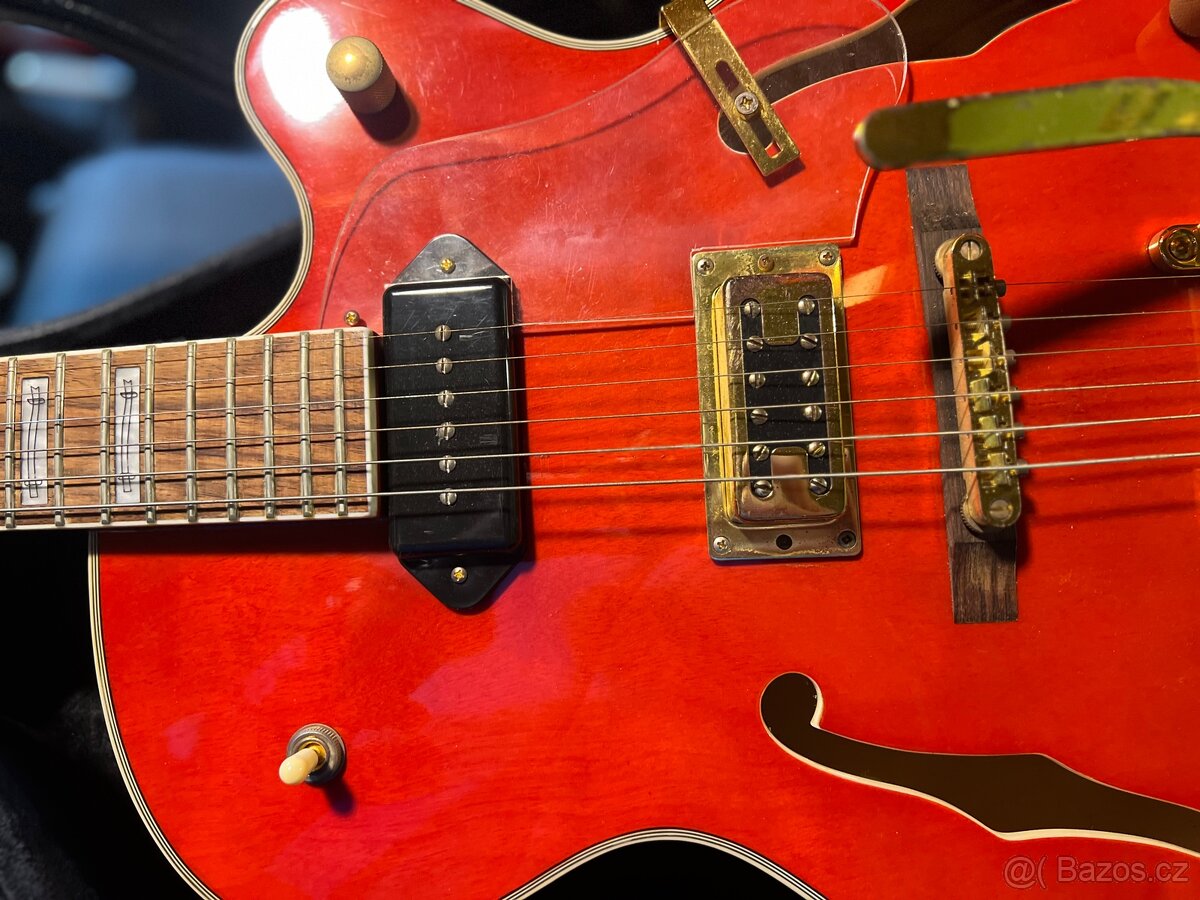 Elektrická kytara typ Gretsch (Kopie) + Pevný kufr - 5