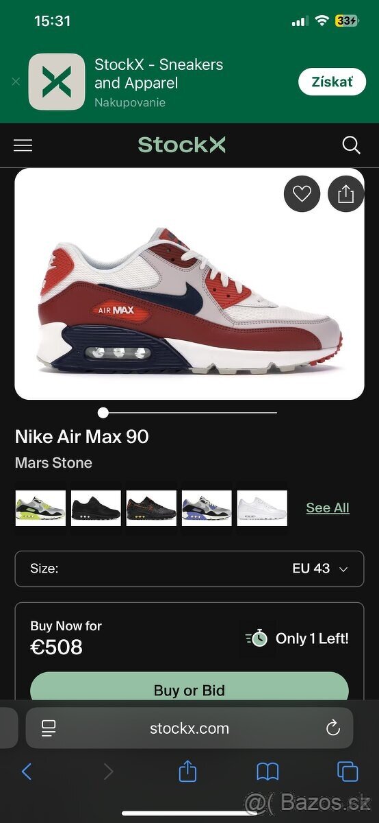 Nike air max 90 essential mars stone 43 - 5