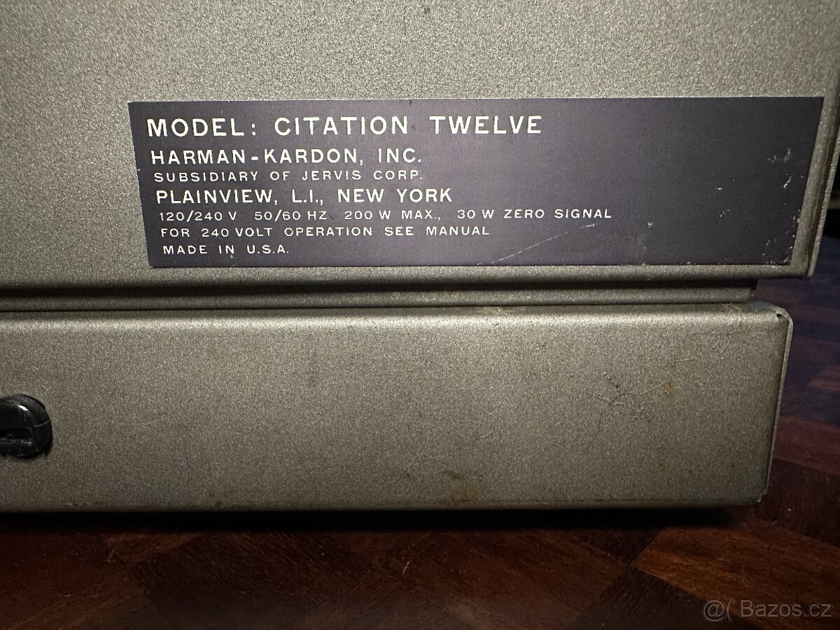 Harman Kardon Citation 12 , koncový zesilovač - 5