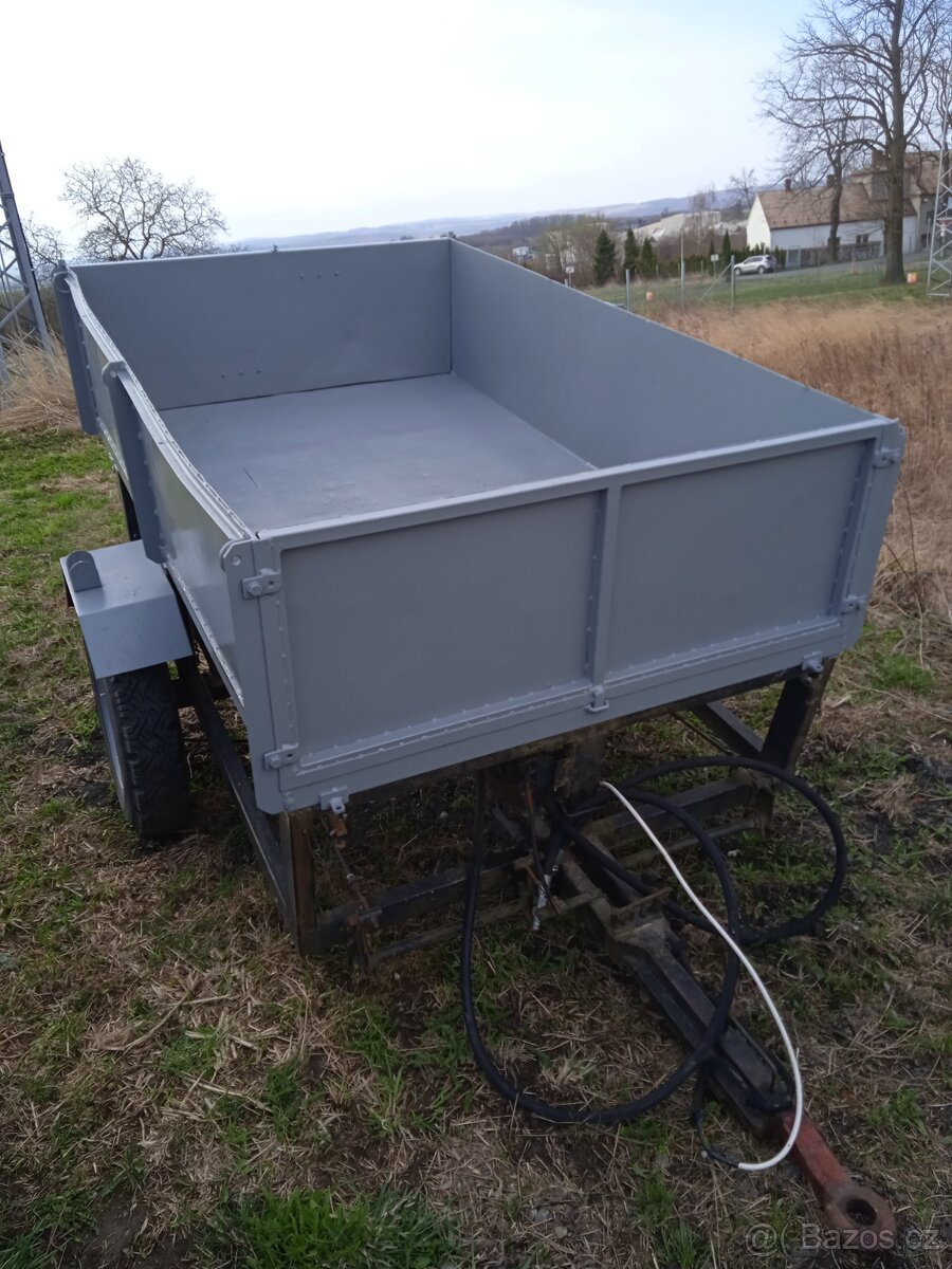 Prodám sklopný přívěs za malotraktor - 5