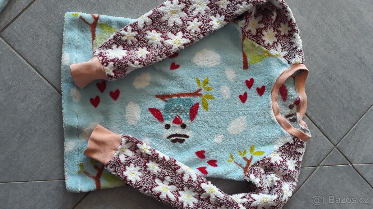 Teplé pyžamo vel 122/128 - 5