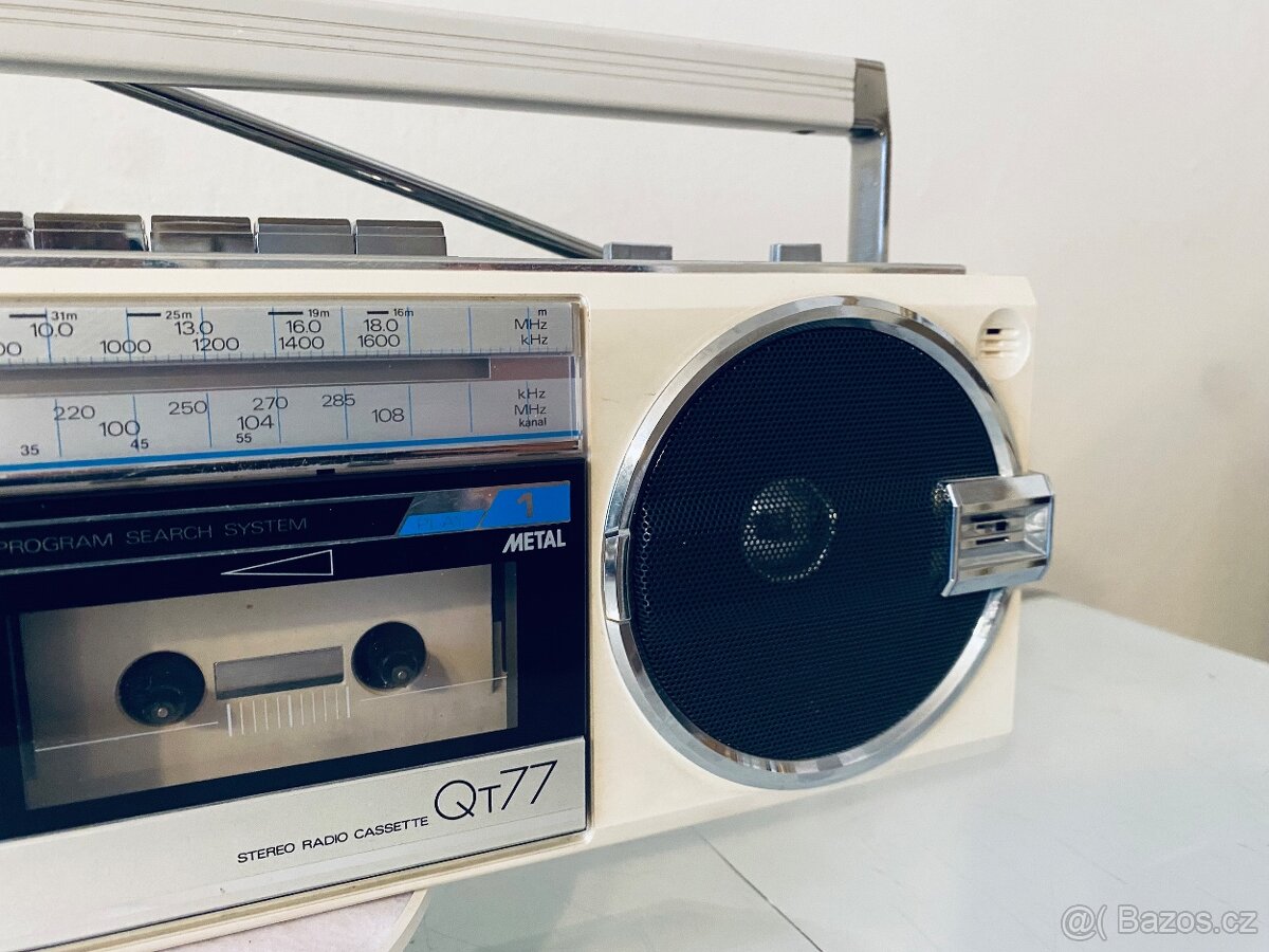 Radiomagnetofon Sharp QT 77 HW, rok 1984 - 5