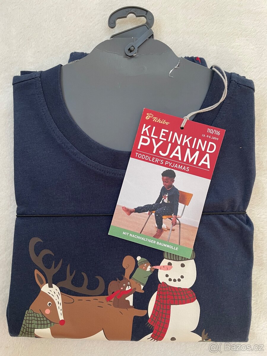 Tchibo bunda, holiny, pyžamko, čepice vel. 110-116 - 5