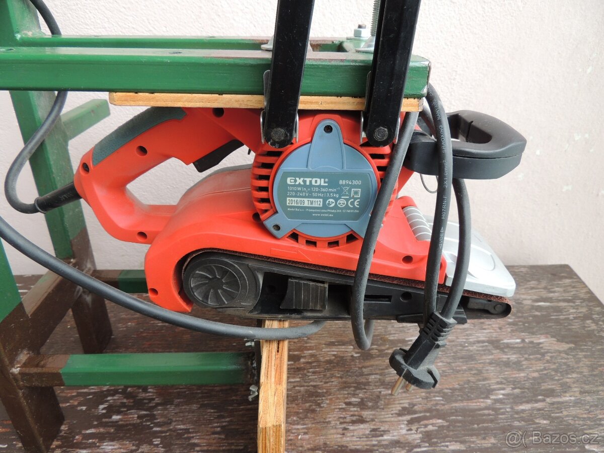 Pásová bruska Extol Premium EBS 1010 + stojan - 5