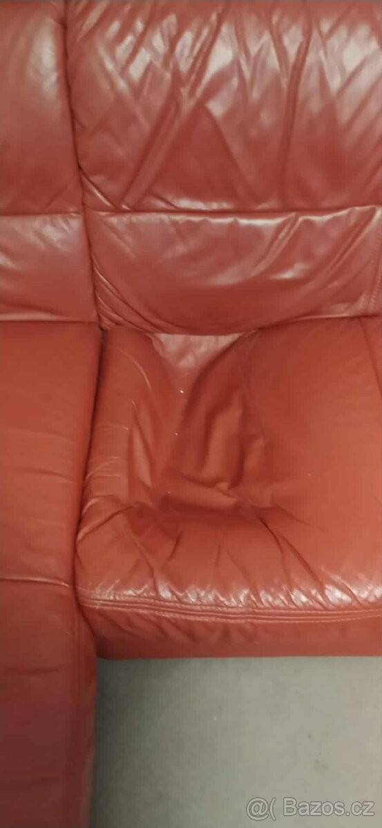 kožená sedací souprava - 5